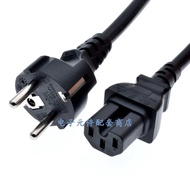 European Standard Two-Pin Plug to C15 Groove Product Suffix 1.8m 3 * 1.5 Square Household Appliances