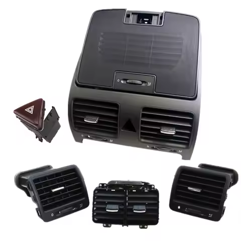 Central Air Conditioning Outlet A / C Vent Air Nozzle Kit Warning Switch For Golf 5 MK5 1KD819728 1K