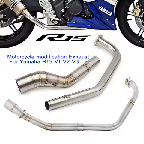 Motorcycle Full Exhaust Escape System Modifed Pipe Exhaust muffler For Yamaha YZF-R15 R125 MT125 MT-