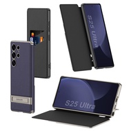Suitable for Samsung S25Ultra Flip Fashion Protective Case S25Ultra Phone Case S25Ultra Bracket Card