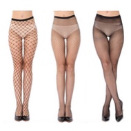 PH-01 JALA BLACK velvet net fishnet stockings net sexy pantyhose