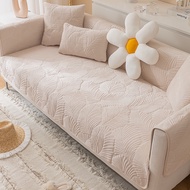 Non-slip Sofa Cover for 1/2/3/4 Seater Solid Color Sarung Sofa L Shape Alas Sofa High Quality Sofa T