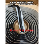 GLASS HEADLAMP GLUE DODOL GLUE 8mm x 4 meters