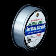 Bingolife Germany Fishing Line 200M Nilon Senar Set Peralatan Pancing Invisible Bahan Tahan Lama Pan