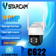 Vstarcam C622 ( CG622 - 4G ) ใหม่ 2024 ความละเอียด 3MP(1296P) กล้องวงจรปิดไร้สาย Outdoor กล้องนอกบ้า