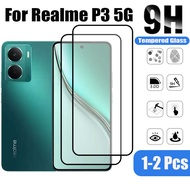 1-2 Pcs Realme P3 5G Tempered Glass Screen Protector For Realme C67 C75 C71 C63 C61 C55 C53 C35 C33 
