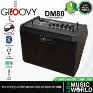 Groovy DM80 80 Watt 10 Inch Personal Monitor Electronic Drum Amplifier Speaker Amp with Bluetooth