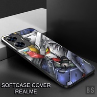 HP ( MK21 GUNDAM ) Softcase Glossy Realme C55, C33, C31.C30,C61,C63,C65,C67 4G,C75 Case Glitter Glas