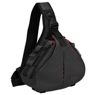 Professional Camera Sling Bag Backpack with Shockproof Lens Case Rain Cover Tripod Holder Removable Modular Inserts