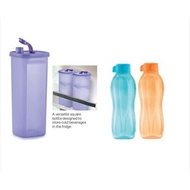 Tupperware Fridge Bottle (1) 2L Purple & Screw Cap Bottle 500ml Blue/Orange (2)