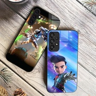 Ejen Ali The Movie 2 01 Glass Phone Case For Samsung Galaxy A14 A16 A30 A22 A32 A33 A15 A35 A42 A55 