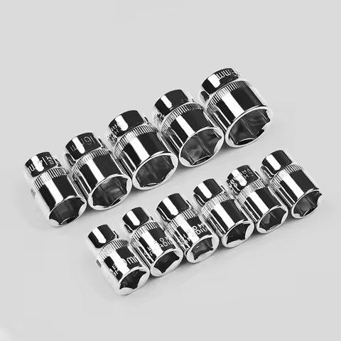 Medium Hexagon Wrench Socket Set 3/8 (10MM) Inch Socket Adapter 6MM-22MM Shock Heads