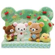 [日本san-x正品 現貨] 懶熊專賣店限定品 櫻桃樹特別背景 小雞 拉拉熊和他的新朋友 小熊 全新