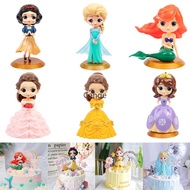 TK Princess Figure Decoration Cake Top Children's Birthday Party Decoration Basic Cake Decoration Cu