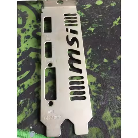 Original I/O IO Shield for MSI GeForce GTX1060 6GT OCV1 GTX1060 3G Graphics Card Baffle Blank Bezel 