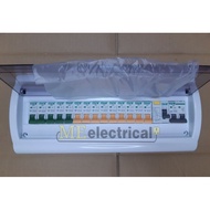 DB BOX 15 - 19way (Full set) EPS MCB 6A-20A + ELCB 63A +Main switch 63A