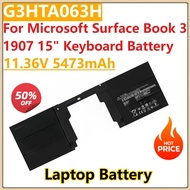 New G3HTA063H G3HTA062H Laptop Battery 11.36V 5473mAh For Microsoft Surface Book 3 1907 15" Keyboard