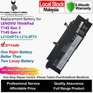 LENOVO Laptop Battery L21D4P74 L21L4P73 L21M4P75 SB10W51976 3711mAh for Lenovo ThinkPad T14s Gen 3 G