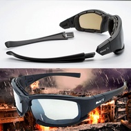 【OnขายReady Stock】Outdoor 4ชุดเลนส์ทหารแว่นตายุทธวิธีกิจกรรมPolarized Daisy X7แว่นตาแว่นตายุทธวิธีแว่นตาแก้วแว่นตานิรภัยUVทหารป้องกันแว่นตาสำหรับขี่จักรยานรถจักรยานยนต์