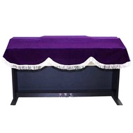 495HS Chống bụi Vỏ bọc Đàn piano điện Dày 88 phím Vỏ bàn phím đàn piano Ốp bảo vệ Đỏ tím Vỏ chống bụ