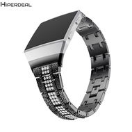 HIPERDEAL Luxury Strap For Fitbit Ionic Replacement Alloy Crystal Watch Strap Smart Watch Easy Adjus