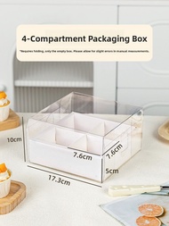 Meidi | Transparent Lidded Cake Box 4 Inch 6 Inch