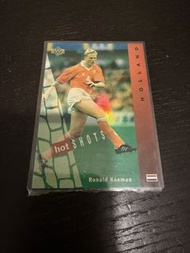 Upper Deck Hot Shots 荷蘭 Ronald Koeman 球員卡