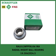 Radial insert ball bearing RALPH012NPFA106 INA BEARING RALPH012 NPP FA106 19.5X42X24.5