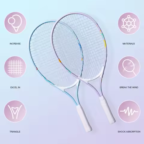 New Kid Tennis Racket Aluminum Alloy Split Material Sports Beah Tennis Racket Tennis Racket For Chil