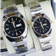 SEIKO_ANALOGUE STAINLESS STEEL STRAP WATCH FOR COUPLE