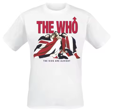 The Who The Kids Are Alright Print Cotton T-shirt Men Women Rock Band Unisex Short Sleeve Tee