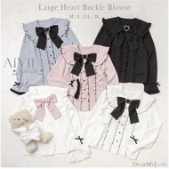 【AiVii】M-XXL KEMEJA BASIC JIRAI KEI HARAJUKU DEARMYLOVE YUMETENBO