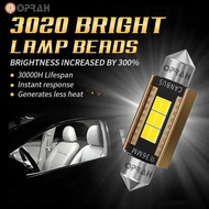 2X C10w C5w LED Caus Festoon 31Mm 36Mm 39Mm 42Mm Bulb Interior Reading Light Dome Nse Plate