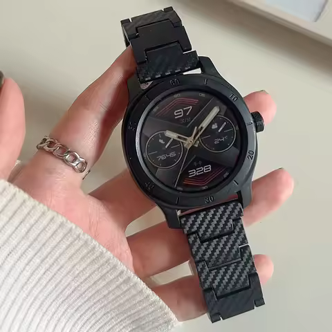 Silicone Strap with Case for HUAWEI WATCH GT Cyber,Modified Watchband+Protective Shell,Colors Watchc