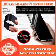Realme X7 Pro / X7 Max / X7 / V15 / C15 / C12 / V5 5G / C17 / C20 / C21 / C25 / Nano Privacy Screen 