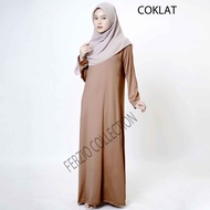 Inner manset gamis polos Lengan panjang standar dan jumbo Dalmis spandek jersey premium quality