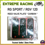 RG Sport RG 110 RGV 120 Carbon Reed Valve Plate Racing - 1 PC Carbon Karbon Suzuki RG Sport RG110 RG 110 RGV120 RGV 120