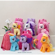 Backpack + Pony Doll Size M/ bag toddler doll school bag kindergarten preschool cute pony litte bag
