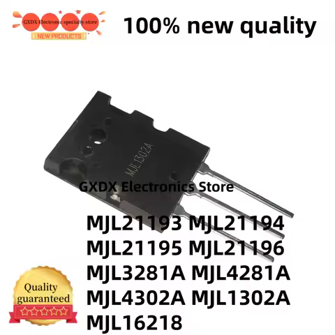 5-10 units/lot 100% new MJL21195 MJL16218 MJL4302A MJL21196 MJL21194 MJL1302A MJL4281A MJL3281A MJL2