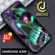 Soft Case Glass  SAMSUNG A20S - Casing 4D SAMSUNG A20S Terbaru JINI CASE [ MONSTER ] Silikon Hp  SAMSUNG A20S - Case Mewah - Cassing Hp SAMSUNG A20S - Softcase Glass Kaca - Kesing Hp - Case Terlaris - Case Terbaru 2022 - COD