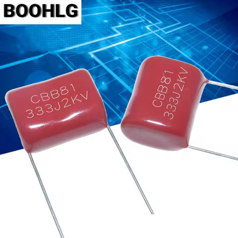 10pcs Metallized Polypropylene Film Capacitor CBB81 2000V 103J 153J 183J 223J 333J 2KV 103 153 183 2