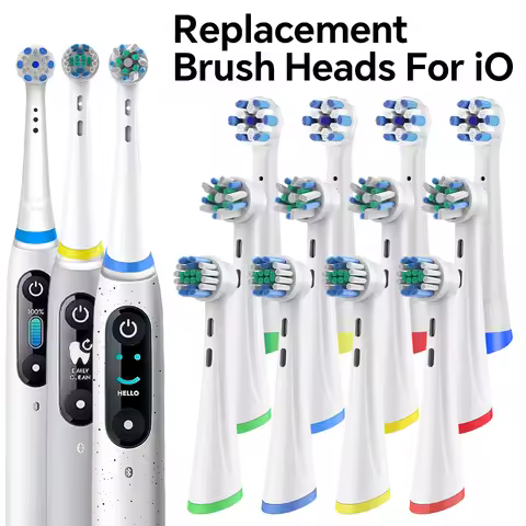 Replacement Brush Heads Compatible with Oral B iO 2/3/4/5/6/7/7G/8/9/10 Electric Toothbrush, IO Seri