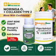 ACE AIMS Moringa Oleifera + SCIENTIST HOME Collagen Hydrolysate | Joint Supplement Collagen Type 2