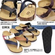 EDWIN 軟木鞋墊男士涼鞋