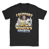 Men's And Women's T-Shirts I Support Womens Sports T Shirts Rights Clothing Pure Cotton Short Sleeve