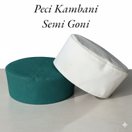 Peci Kopiah Songkok Putih Polos / Peci Songkok Hijau Polos / Songkok Rajut Pria Dewasa / Peci Goni