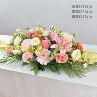 Sign-In Conference Table Flower Flower TV Cabinet Prince Protection Business Event Flower Decoration