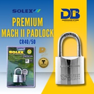 DB 100% Original Solex Premium MACH II Heavy Duty Padlock Kunci Mangga Kunci Rumah Kunci Pintu