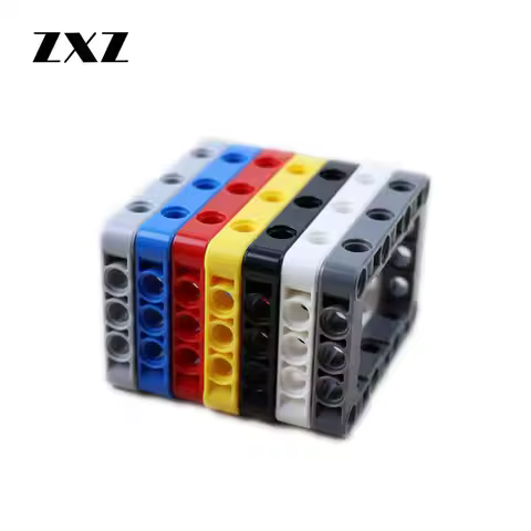 50 Pieces Square Huller Hole 5 x 7 64179 Technical Parts Beam 5 x 7 Open Center Thick MOC Toys for C