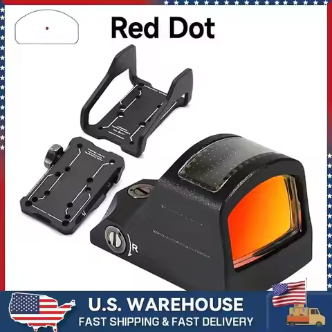 Tactical HS 507C Red Dot Sight Solar Power Pistol Sight Hunting Tactical Riflescope